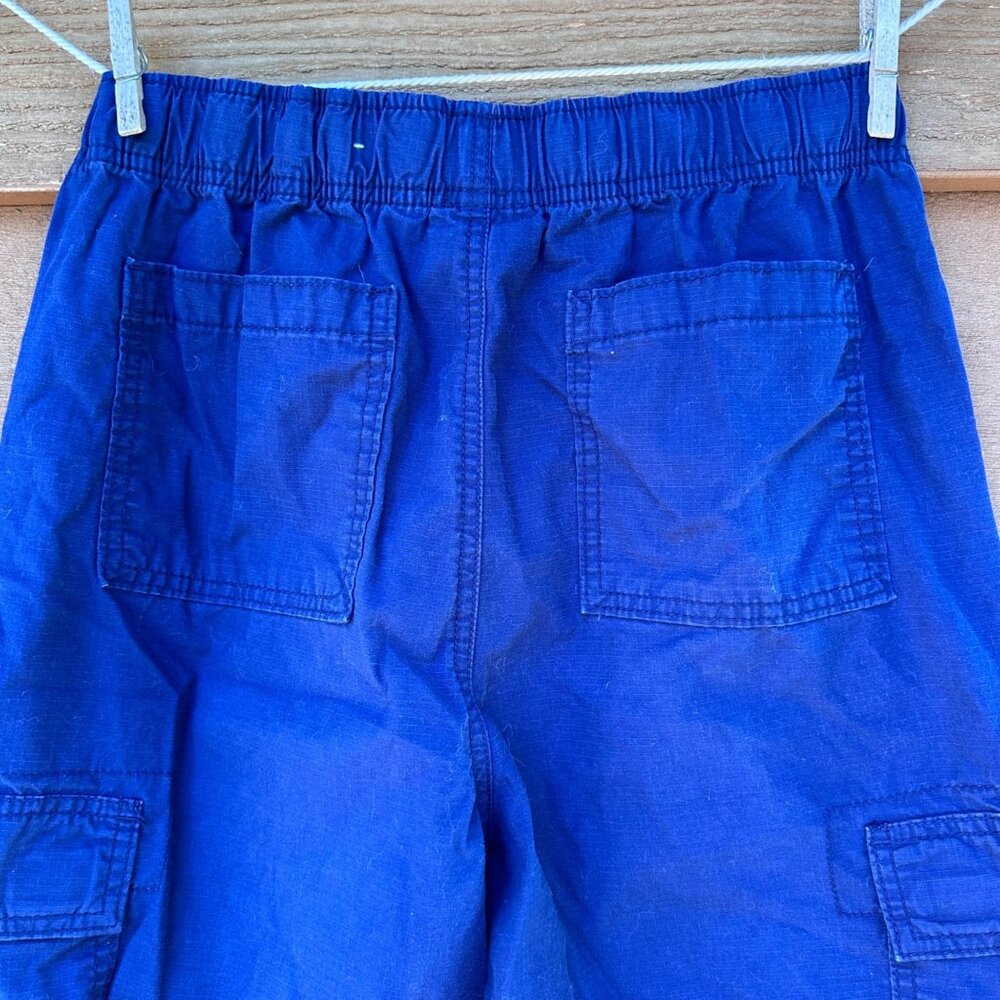 Boys Navy Blue Cargo Shorts Size 16 With Adjustable Waist By The Childrens Place - Picture 6 of 7
